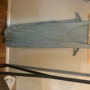 Short Racerback dress with ruching